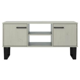 Grey & Black 2 Door TV Unit [Texas]