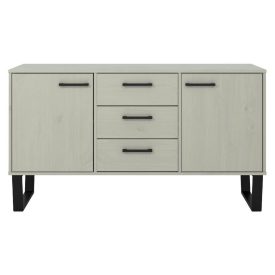 Grey Medium Sideboard, 2 Doors, 3 Drawers [Texas]