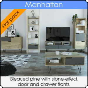 Image showing a living room furnished with Manhattan furniture.