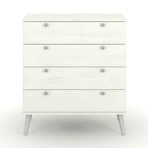 Whitewashed 4 Drawer Chest [Augusta]