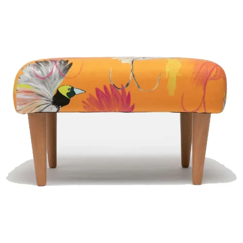 Con1710-1 Custom Upholstered Footstool with Personalised Design