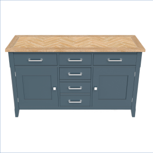 Blue & Oak Sideboard or Servery [Signature Blue]