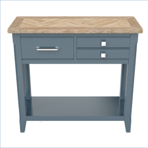 Blue & Oak Console Table [Signature Blue]