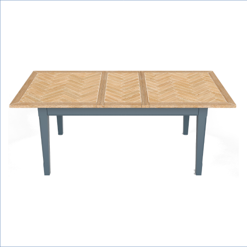 Blue & Oak Extending Dining Table [Signature Blue]