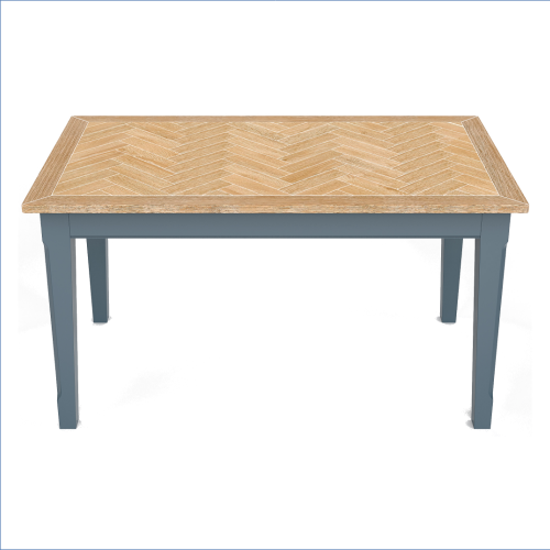 Blue & Oak Rectangular Dining Table [Signature Blue]