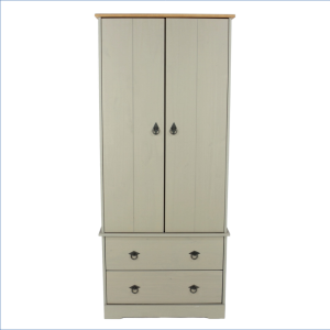 Gloss White Low 4 Drawer Chest [Lido]