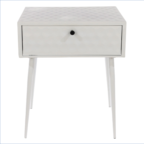 White 1 Drawer Bedside Cabinet [Options]