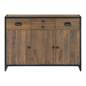 Gloss White 3 Door Sideboard [Lido]