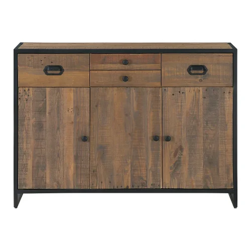 Reclaimed Sideboard with 3 Doors & 4 Drawers [Ooki]
