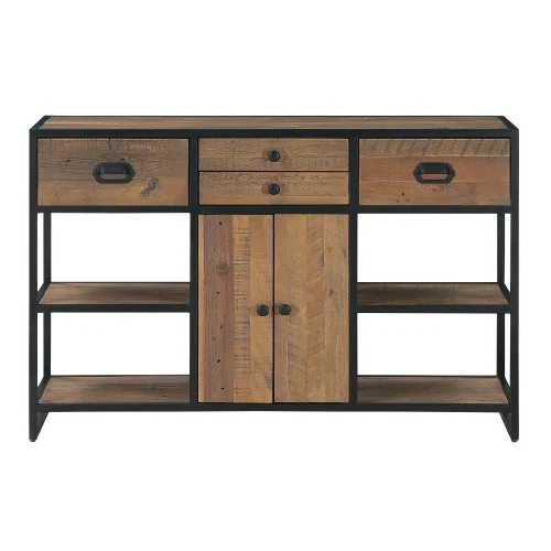 Reclaimed Partly Open Console Table [Ooki]