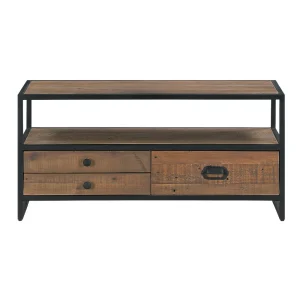Reclaimed Television Unit with Drawers [Ooki]