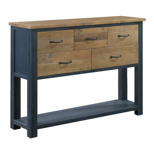 Reclaimed Sideboard or Console Table [Splash of Blue]