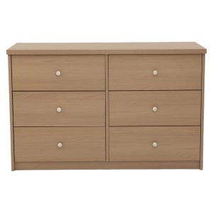 Gloss White Low 4 Drawer Chest [Lido]