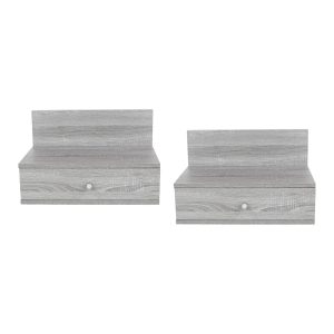 Gloss White Small Bedside Cabinet 1 Drawer [Lido]