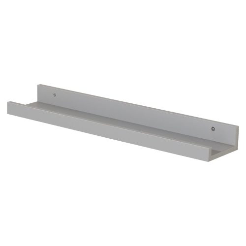 Light Grey 48cm Floating Book Shelf [Dura]