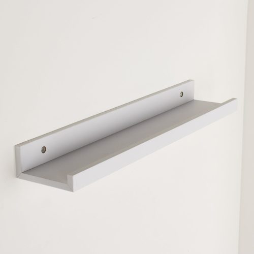 Matt White 48cm Floating Book Shelf [Dura]
