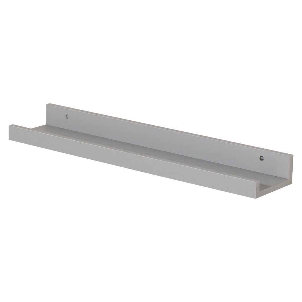 Light Grey 58cm Floating Book Shelf [Dura]