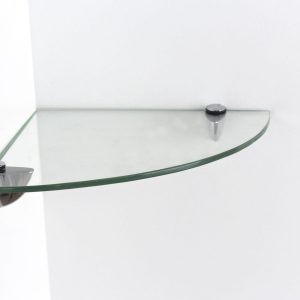 Antique Waxed Pine 60cm Chunky Live Edge Shelf with Metal Bracket Kit [Shelco]
