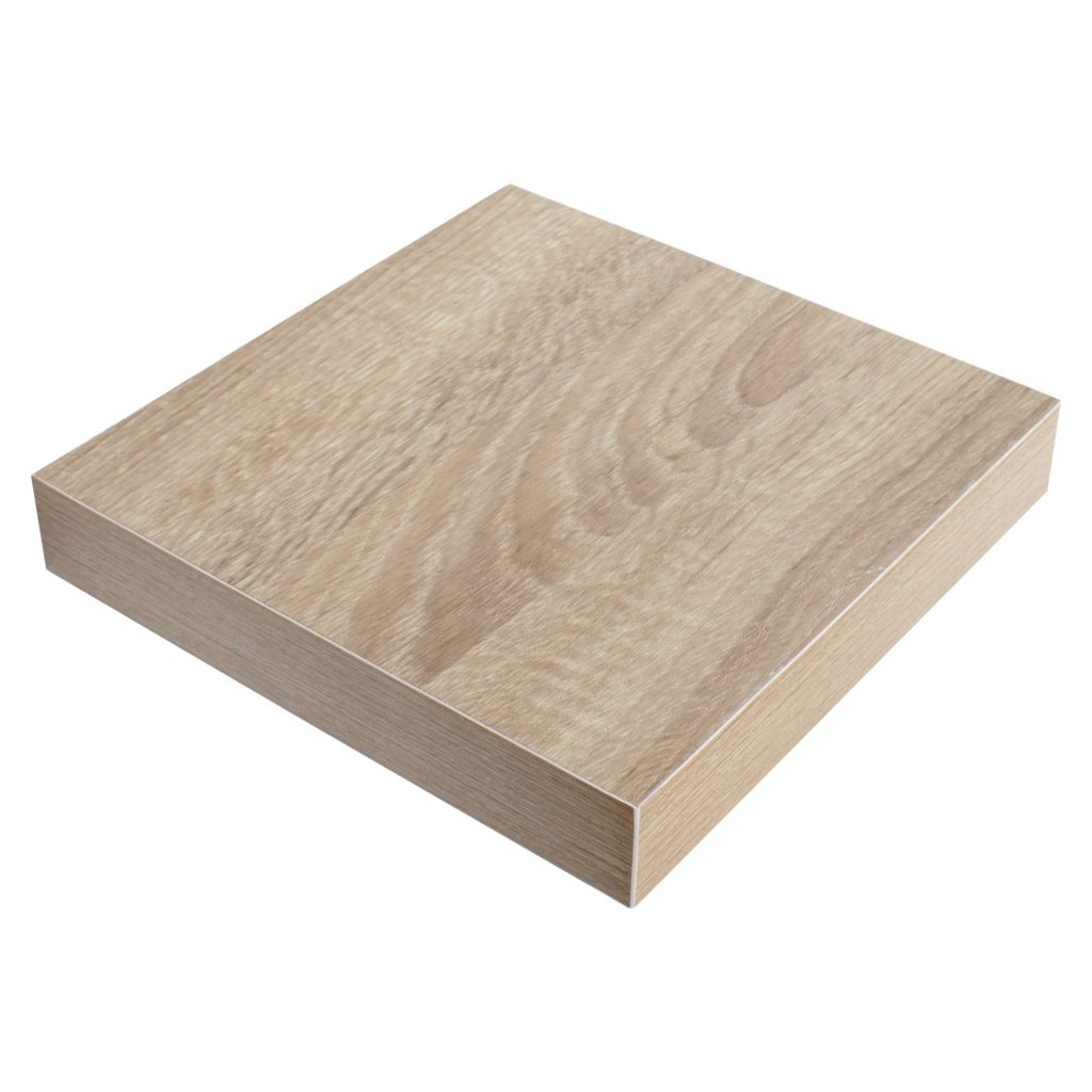 Oak 24cm Floating Box Shelf Kit [Hudson]