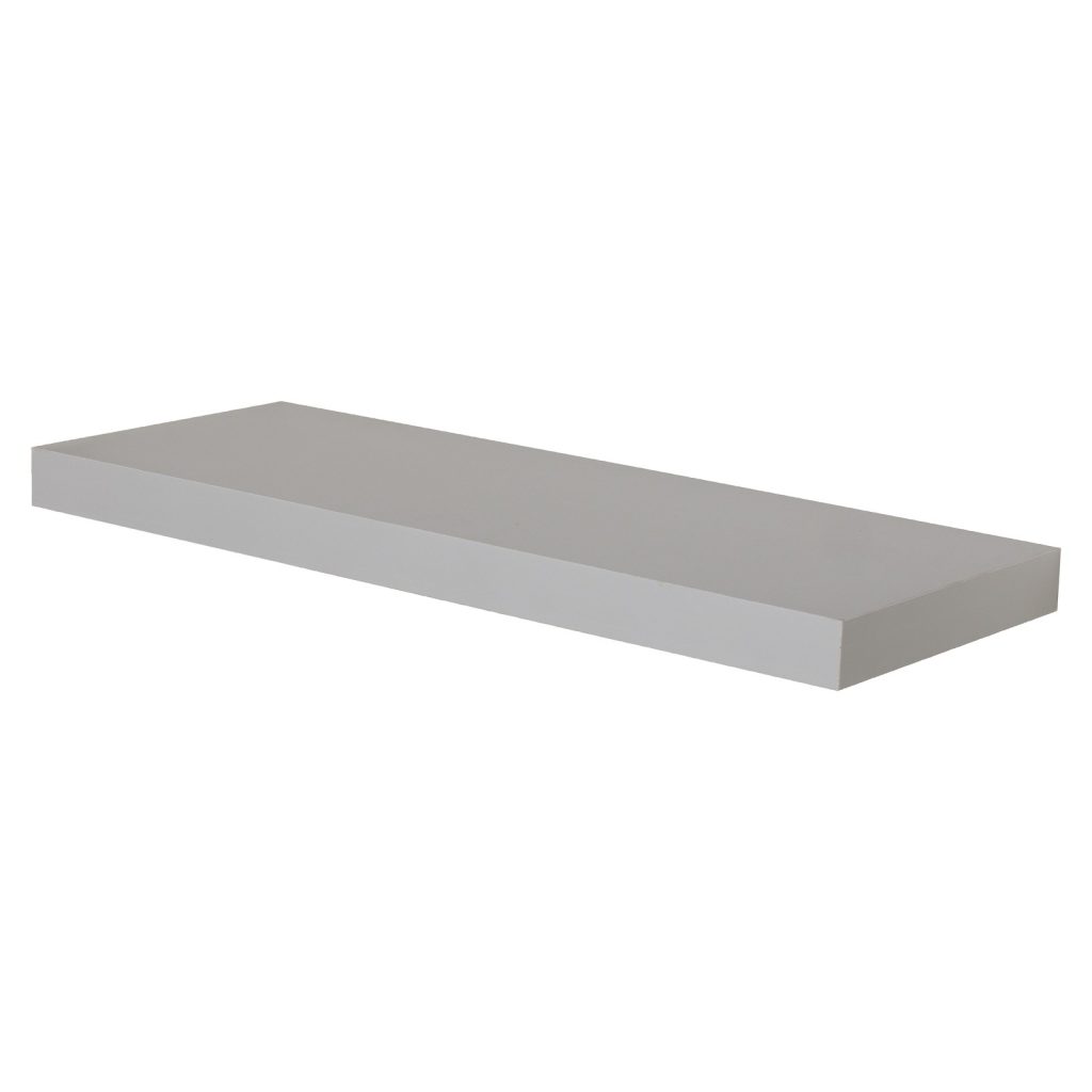 Light Grey 60cm Floating Box Shelf Kit [Hudson]