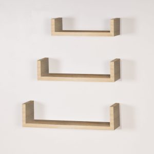 Oak Effect 80cm Narrow Floating Shelf [Trent]
