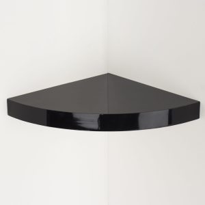 Antique Waxed Pine 60cm Chunky Live Edge Shelf with Metal Bracket Kit [Shelco]