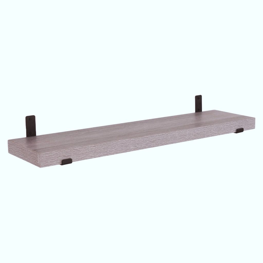 Grey Oak Effect 60cm Chunky Shelf [Jackson]