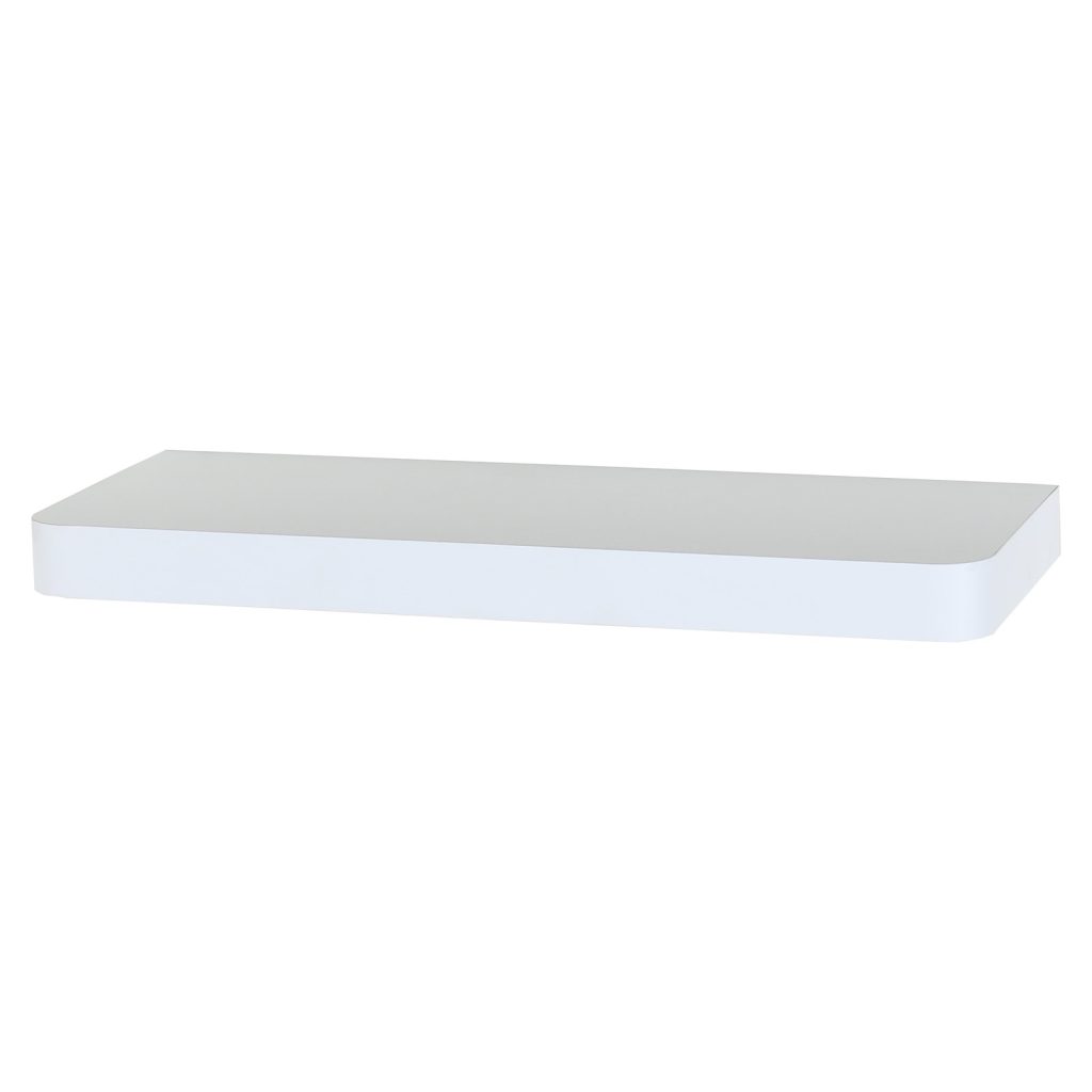 Matt White 50cm Narrow Floating Shelf [Trent]